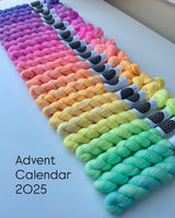 Advent Calendar 2026 | 24×20 g Merino Sock Neon Sprinkles | Pre-order