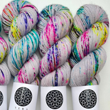 Grey Diamond | Merino Sock High Twist