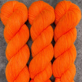 Orange | Merino Sock High Twist