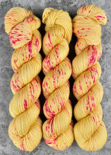 Hand dyed merino yarn