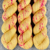 Hand dyed merino yarn