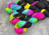 Hand dyed merino yarn