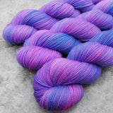 Hand dyed merino yarn