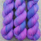 Hand dyed merino yarn