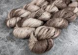 Hand dyed merino yarn