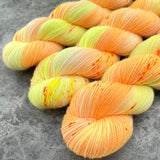Hand dyed merino yarn