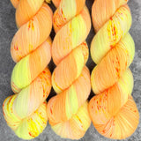 Hand dyed merino yarn
