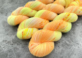 Hand dyed merino yarn