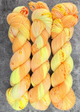 Hand dyed merino yarn