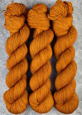Hand dyed merino yarn