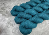 Hand dyed merino yarn