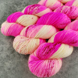 Hand dyed merino yarn