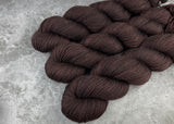 Hand dyed merino yarn