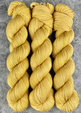 Hand dyed merino yarn