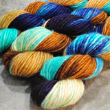 Hand dyed merino yarn
