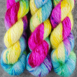 Hand dyed merino yarn