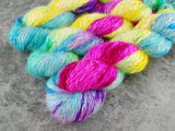 Hand dyed merino yarn