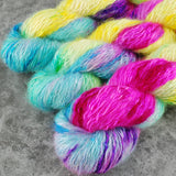 Hand dyed merino yarn