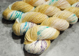 Hand dyed merino yarn
