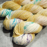 Hand dyed merino yarn