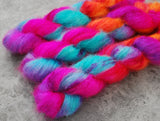 Hand dyed merino yarn