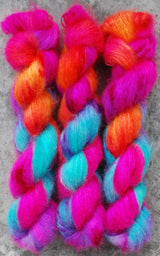 Hand dyed merino yarn