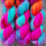 Hand dyed merino yarn