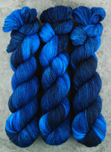 Hand dyed merino yarn