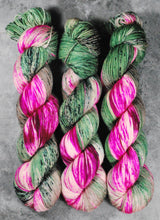 Hand dyed merino yarn