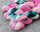 Hand dyed merino yarn