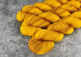Hand dyed merino yarn
