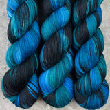 Hand dyed merino yarn