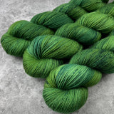Hand dyed merino yarn