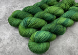 Hand dyed merino yarn
