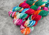Hand dyed merino yarn
