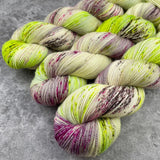 Hand dyed merino yarn