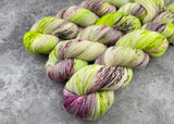 Hand dyed merino yarn