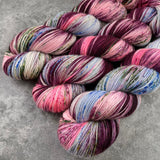Hand dyed merino yarn