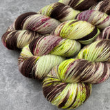 Hand dyed merino yarn