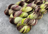 Hand dyed merino yarn