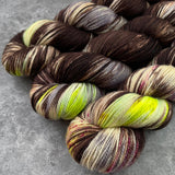 Hand dyed merino yarn