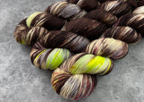 Hand dyed merino yarn
