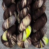 Hand dyed merino yarn