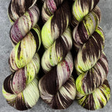 Hand dyed merino yarn