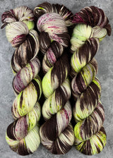 Hand dyed merino yarn