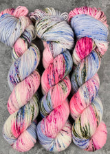 Hand dyed merino yarn
