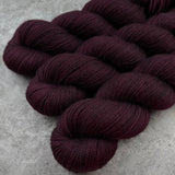 Hand dyed merino yarn