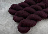 Hand dyed merino yarn