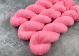 Hand dyed merino yarn