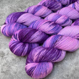 Hand dyed merino yarn